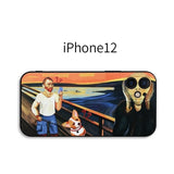 Funny Dog Painting Soft Anti-scratch Silicone Shockproof Case for iPhone 12 & 11 Series
