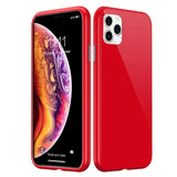 HD Tempered Glass Magnet Drop Protection Case For iPhone 11 Series