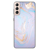 Marble Soft Silicone Phone Case For Samsung S21 Series