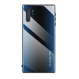 Sofe TPU Bumper Tempered Glass Case For Samsung Note 8 9 10 Pro S 8 9 10 10 Plus 10e A50 A70