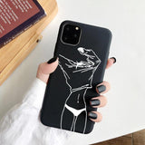 Fashion Soft TPU Painted Waterproof Phone Case For iPhone 11 Series
