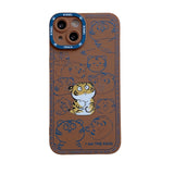 Fashion Cute Cartoon Tiger Straight Edge Silicone Phone Case For iPhone 13 12 11 Series