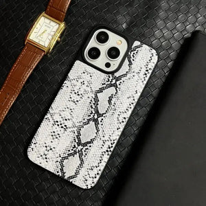 Luxury Leather Printed Case For iPhone 15 14 13 12 series