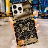 Luxury Plating Glitter Butterfly Case For iPhone 14 13 12 series