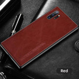 Genuine Oil Wax Leather Heavy Duty Protection Case for Samsung Galaxy S10 Note10 Series