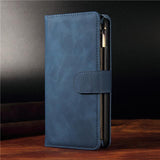 Luxury Zipper Leather Flip Case For Oneplus Smartphone