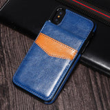 Card Holder Mobile Fundas Phone Case For iPhone Xs Max XR