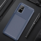 Luxury Carbon Fiber Cover Shockproof Phone Case For Samsung Galaxy S20 Series