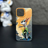 Graffiti Cartoon Animal Pattern Soft Silicone Case For iPhone 14 13 12 series