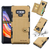 For Samsung Note 9 Case PU Leather Flip Case With Pocket