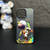 Graffiti Cartoon Animal Pattern Soft Silicone Case For iPhone 14 13 12 series