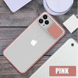 Slide Camera Lens Protection Shockproof Phone Case For iPhone 11 Pro Max XR XS Max 6S 7 8