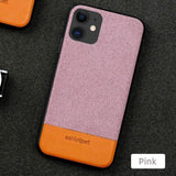 Men Business Fabric Magnetic Shockproof Case for iPhone 11 Pro Max