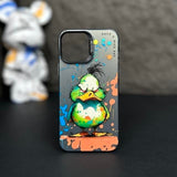 Graffiti Cartoon Animal Pattern Soft Silicone Case For iPhone 14 13 12 series