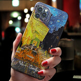 3D Art Oil Painting Soft Case For iphone 12 11 Pro Max