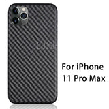 Luxury Durable Scratch-proof 3D Carbon Fiber Back Protective Skin Sticker For iPhone 11 Series
