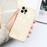 Heart Flowers Soft TPU Silicone Case For iPhone 12 11 Series