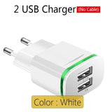 4 Ports 5V 2.1A Smart Travel USB Charger Adapter for iPhone Samsung