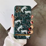 Luxury Brand Stylish 3D Relief Tiger Leopard Richmond Finch Case for iPhone 12 11 Pro Max