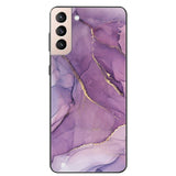 Marble Soft Silicone Phone Case For Samsung S21 Series
