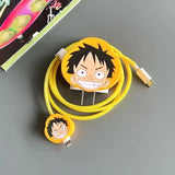 3D Cartoon Anime Character 20W USB Type C Lightning Charging Silicone Cable For iPhone