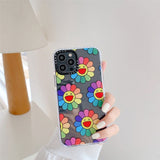 Hot Luxury Brand Smiley Sun Flower Soft Silicon Case for iPhone 12 11 XS Series