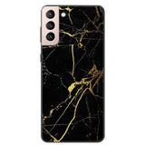 Marble Soft Silicone Phone Case For Samsung S21 Series
