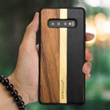 Shockproof Funda Natural Wooden Phone Case for Samsung Galaxy S10 S10 Plus S10e