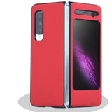 Luxury PU Leather Matte Case for Galaxy Fold W20 W2020