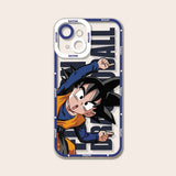 Dragon Balls Z Shockproof Soft Silicone Clear Case for iPhone 15 14 13 12 series