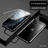 Magnetic 360 Shockproof Tempered Glass Case For Apple iPhone 11 Pro Max