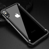 Aluminum Metal Bumper Case For iPhone X XS XS MAX XR