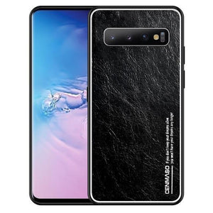 Luxury Genuine Leather High Quality Protection Back Cover for Samsung Galaxy S10 Note 10 Plus