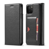 Wallet Flip Leather 5 Card Slots Photo Frame Case For iPhone X XR XS Max 11 Pro Max