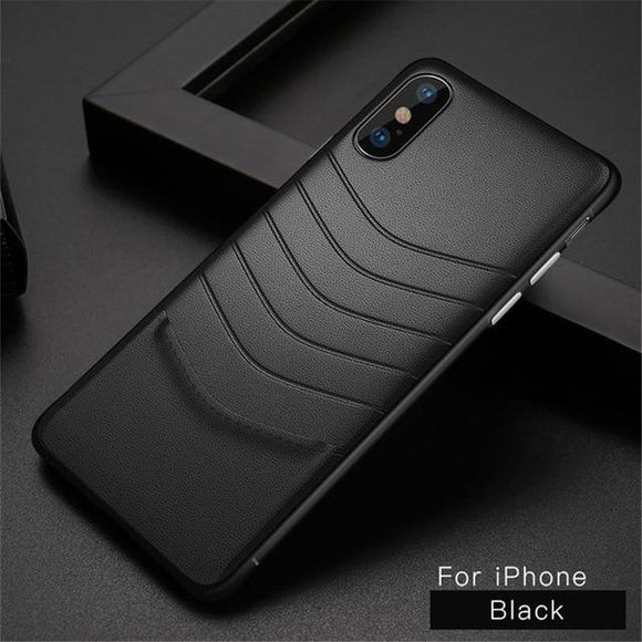 2019 Best Design Ultra Thin PU Leather Phone Case For iPhone X XS Max XR 7 8 Plus