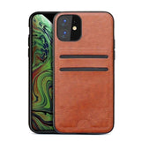 PU Leather With Credit Card Case For iPhone 11 Pro Max XS XR X