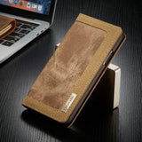 Luxury Jean Leather Flip Cover With Card Pocket For iPhone 11 Pro Max