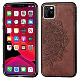 Magnetic Fabric Hard PC Silicone Frame Case For Apple iPhone 11 Pro Max