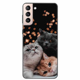 Marble Soft Silicone Phone Case For Samsung S21 Series