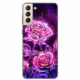 Marble Soft Silicone Phone Case For Samsung S21 Series