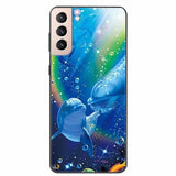 Marble Soft Silicone Phone Case For Samsung S21 Series