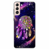 Marble Soft Silicone Phone Case For Samsung S21 Series