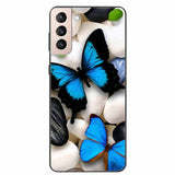 Marble Soft Silicone Phone Case For Samsung S21 Series