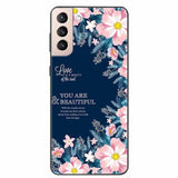 Marble Soft Silicone Phone Case For Samsung S21 Series