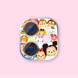 Cute Cartoon Tempered Glass Camera Protector Sticker Case For iPhone 11 Series