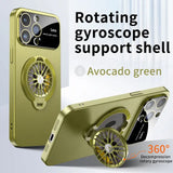 2024 Brand New Rotation Gyroscope Magnetic Stand Case For iPhone 15 14 Series