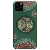 Embossed 3D Antiquity Style Shockproof Anti scratch Case for iPhone 11 Series