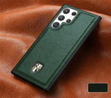 Luxury Ultra thin Genuine Leather Case For Samsung Galaxy S22 Series
