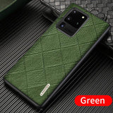 Business Genuine Leather Shockproof Case for Samsung Galaxy S20
