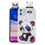 3D Kawaii Unicorn Panda Bear Silicon Shockproof Case for iPhone 11 Series